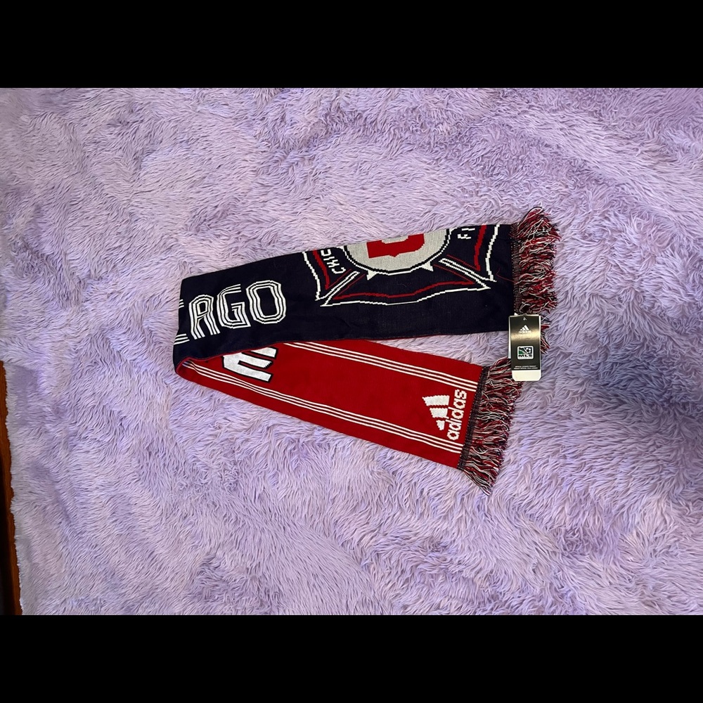 Chicago Fire winter scarf